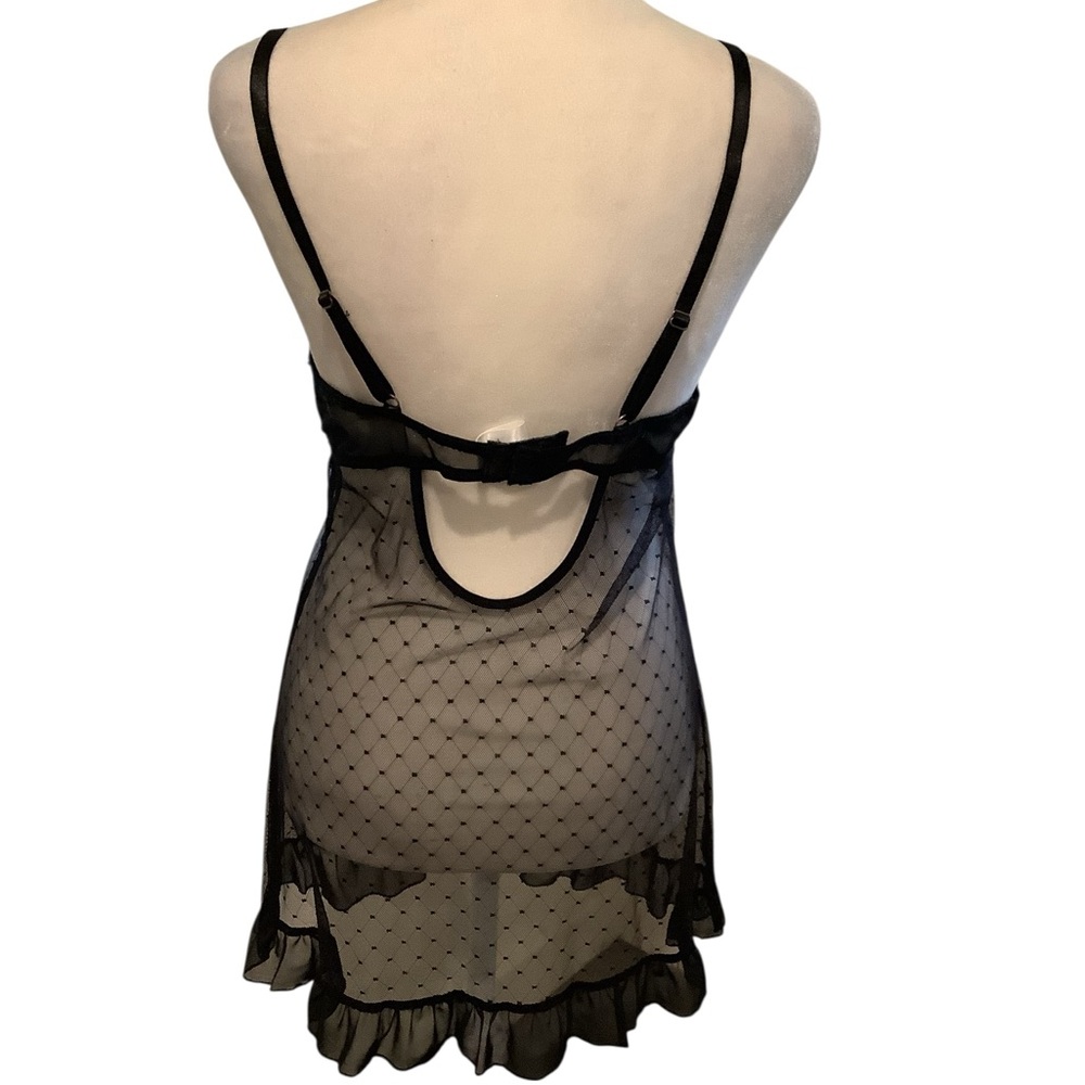 Essentials By A.b.s., Lace Babydoll Push Up Bra Sexy Intimate Lingerie NWOT